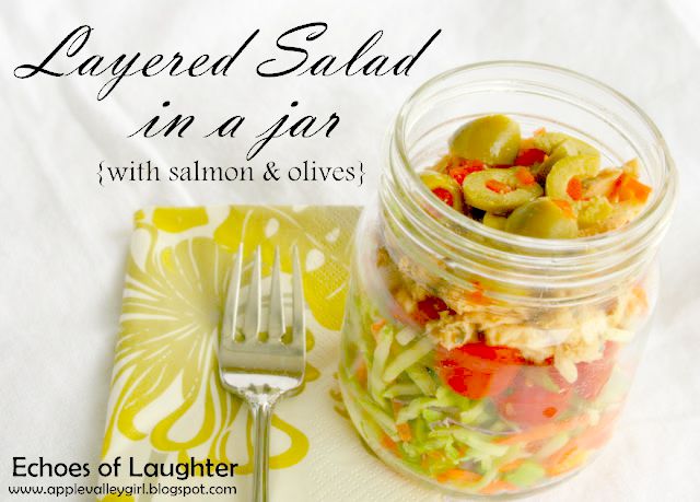 Layered Salad Salmon