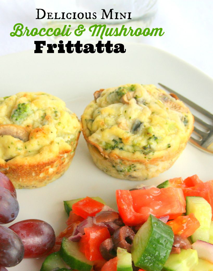 Broccoli & Mushroom Frittatta