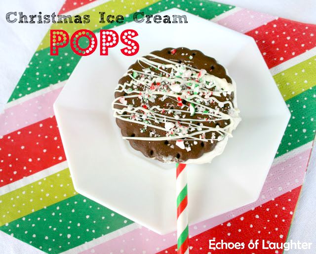 Christmas Ice Cream Pops