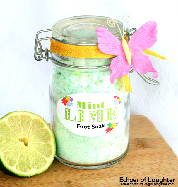 Mint Lime Foot Soak