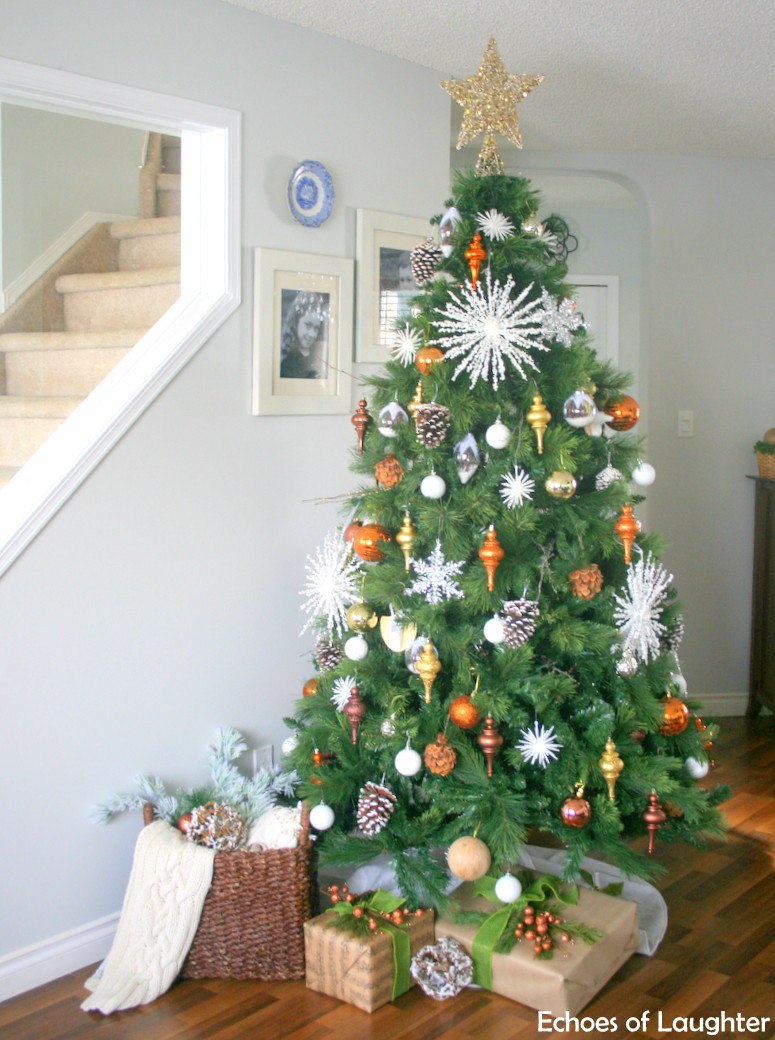 Rustic & Mixed Metals Christmas Tree Echoes of Laughter