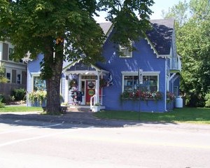 Mahone Bay shops.