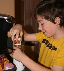 our new “hot” drink station…