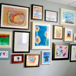 Kids’ Art Gallery Wall…