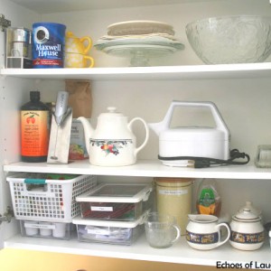 Organizing A Tea & Coffee Cupboard