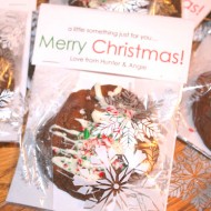 Packaged Christmas Cookie Gift Idea