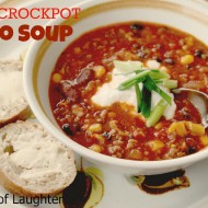 Easy Crockpot Taco Soup