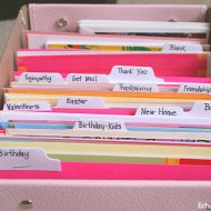 How To Organize Greeting Cards