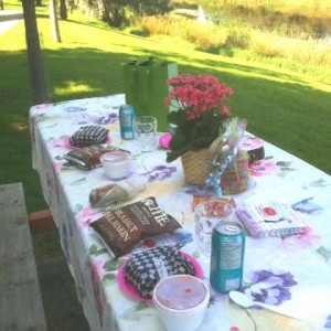 A Lovely Riverside Picnic….