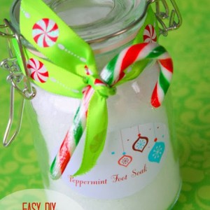 Homemade Peppermint Foot Soak