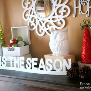 Our Christmas Mantel 2011…