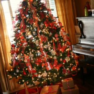 Our Red & White Tree…