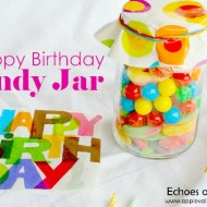 Happy Birthday Candy Jar