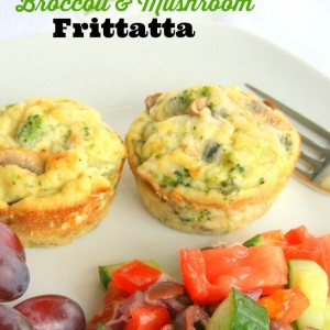 Mini Broccoli & Mushroom Frittatas