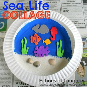 Sea Life Collage {Kids’ Craft}