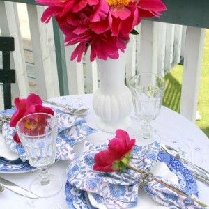 A Peony Tea Party for Two