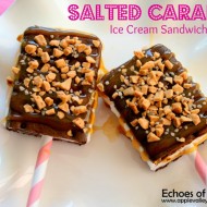 Salted Caramel Ice Cream Sandwiches