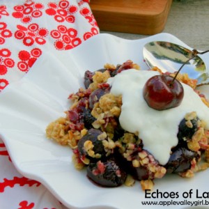 Crazy Good Cherry Crisp