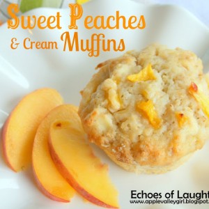 Sweet Peaches & Cream Muffins