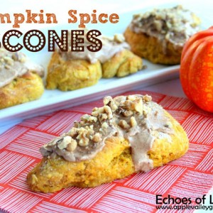 Pumpkin Scones with Maple Cinnamon Frosting