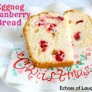 Eggnog Cranberry Bread…