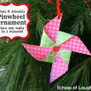 Easy Pinwheel Ornament