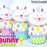 Playdough Bunny Favors