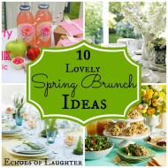 10 Lovely Spring Brunch Ideas