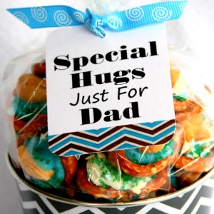 Cashew Pretzel Hugs For Dad