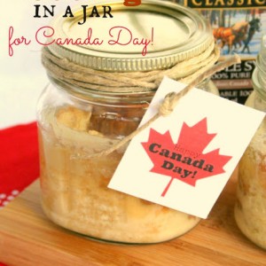 Maple Syrup Bread Pudding In A Jar For Canada Day