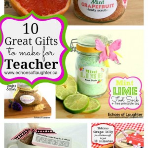 10 Great Gifts To Make For Teacher