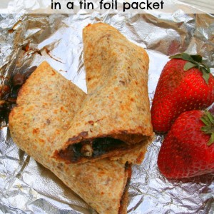 Tortilla Dessert Roll Ups In Foil Packets
