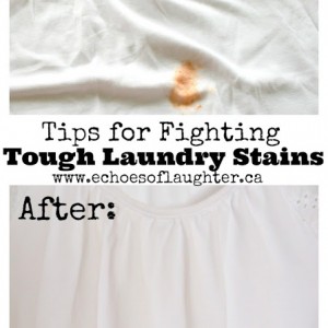 Tips for Dealing with Tough Laundry Stains