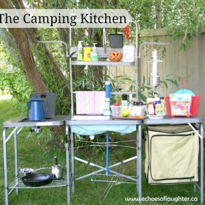 Organizing A Camping Kitchen