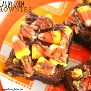 Candy Corn Brownies