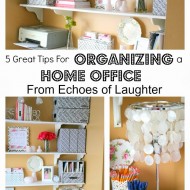 5 Great Tips For Organizing Your Home Office
