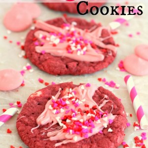 Easy Red Velvet Cookies For Valentine’s Day