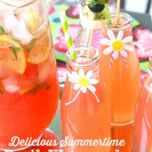 Delicious Basil Watermelon Lemonade