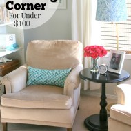 A Cozy Reading Corner For Under $100