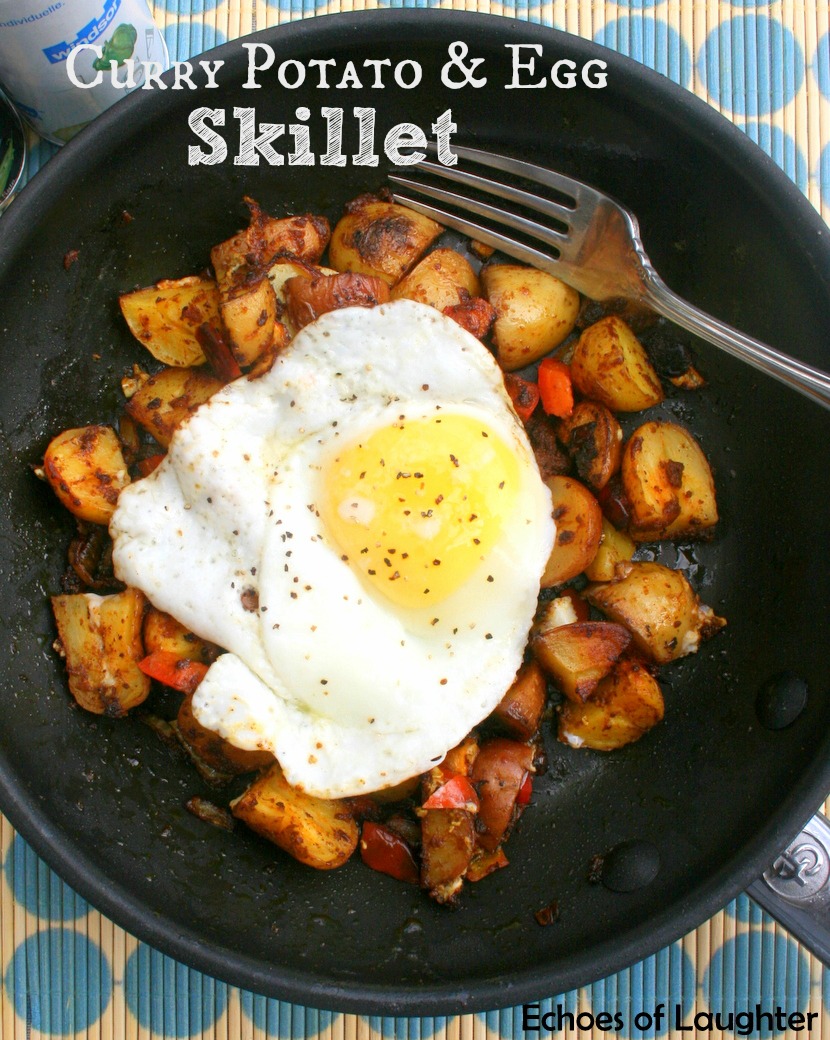 Curry Potato & Egg Skillet Echoes of Laughter