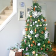 Rustic & Mixed Metals Christmas Tree