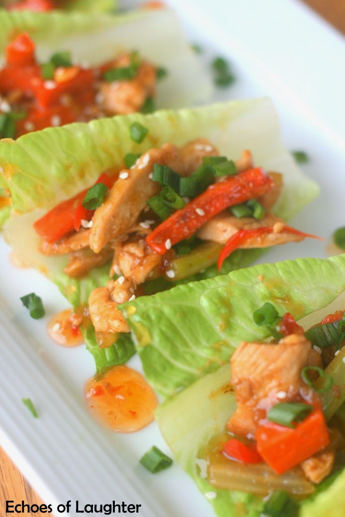 Chicken Stir Fry Lettuce Wraps Echoes of Laughter