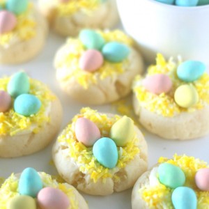 Nest Cookies For Easter