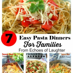 7 Easy Pasta Dinners For Families +Barilla Pasta Prize Pack Giveaway