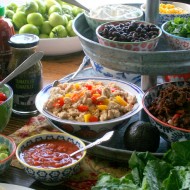 Mexican Salad & Taco Bar-Perfect For Families!